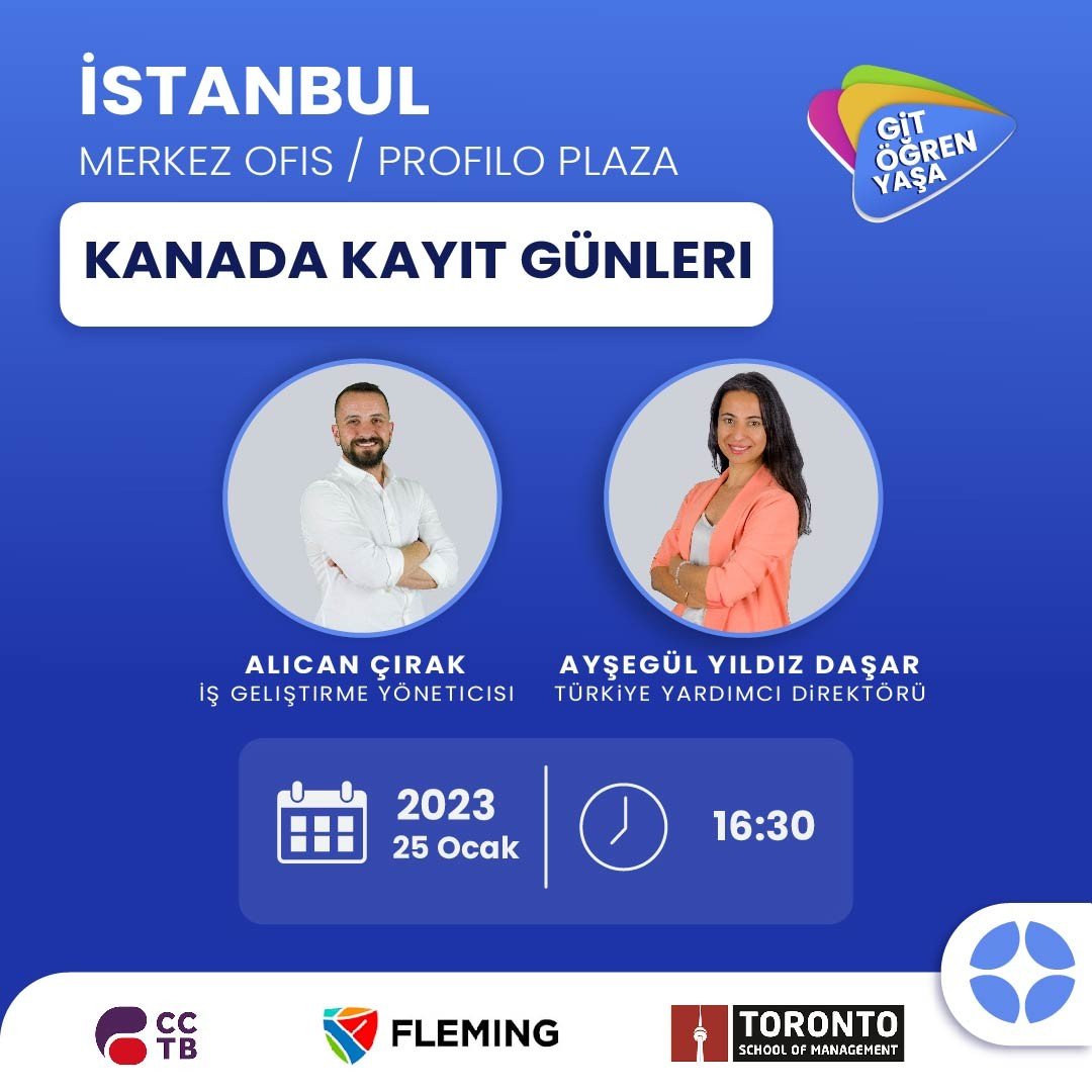 İstanbul'da Kanada Kayıt Günleri