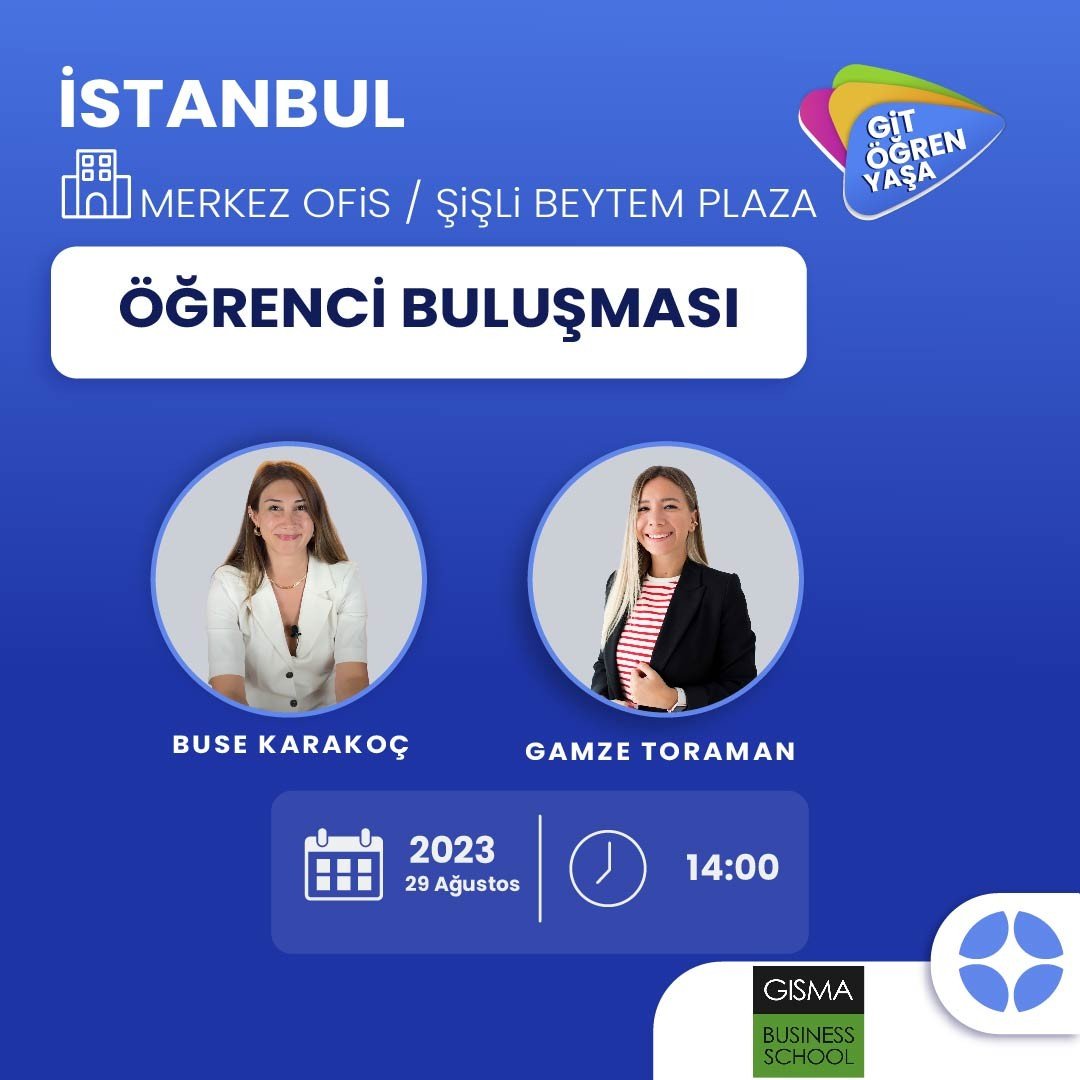 GISMA Business School ile Yüz Yüze Görüşme Fırsatı!