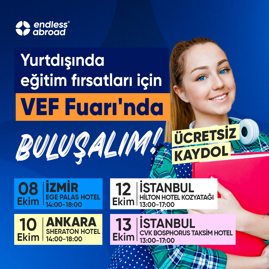Türkiye'nin Önde Gelen Yurtdışı Eğitim Fuarları | Ücretsiz Kayıt