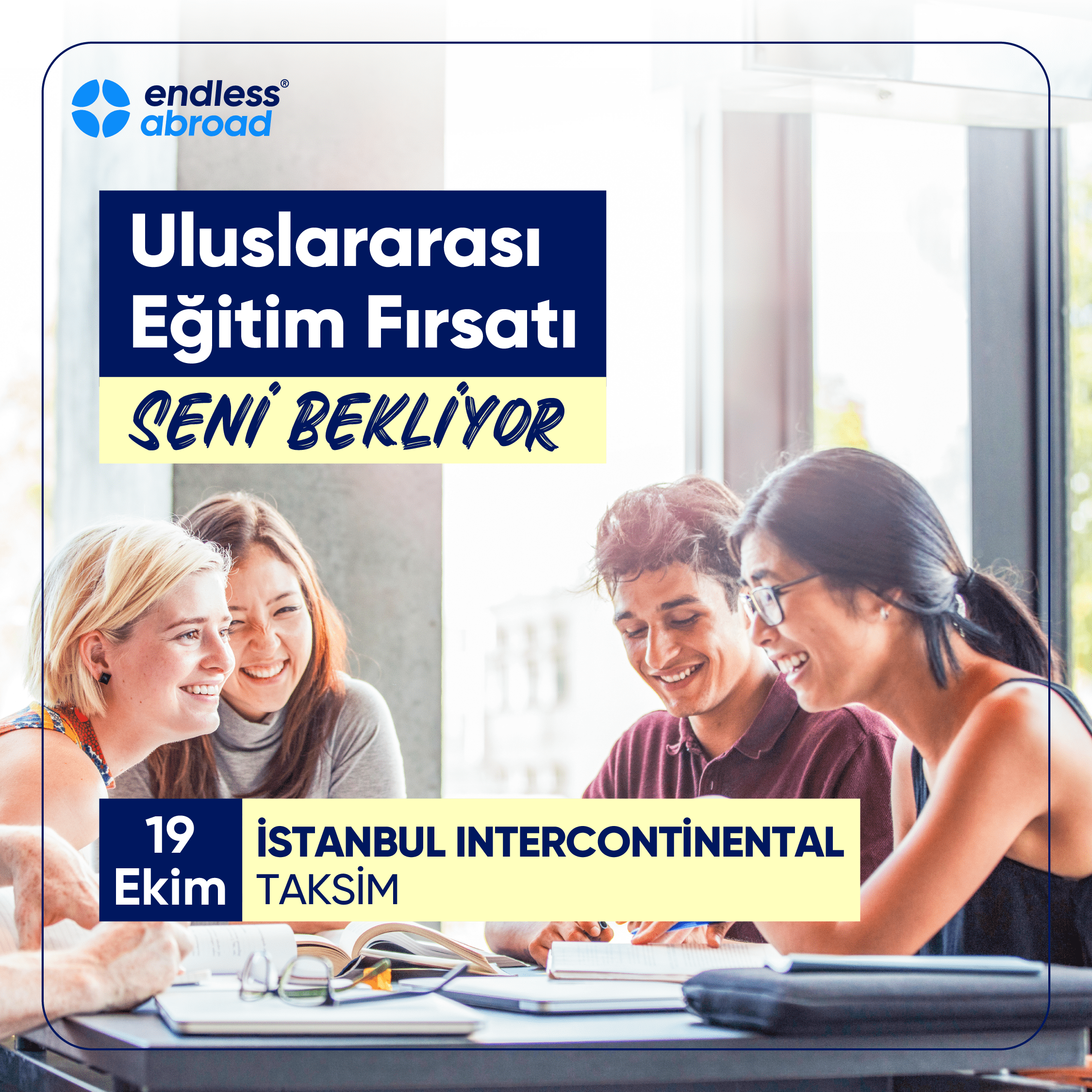 VEF Yurtdışı Eğitim Fuarı Ekim 2025 - İstanbul (Avrupa Yakası)