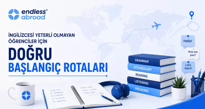 İngilizcesi Yeterli Olmayan Öğrenciler İçin Doğru Başlangıç Rotaları: Yurtdışı Eğitim Hayalinden Vazgeçme
