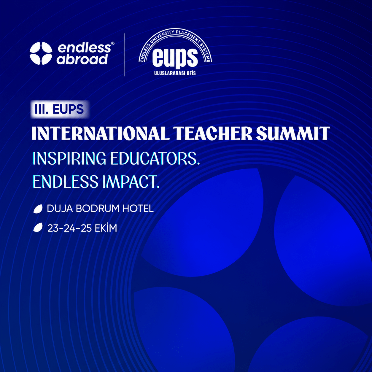 International Teacher Summit 2026 | EUPS Bodrum