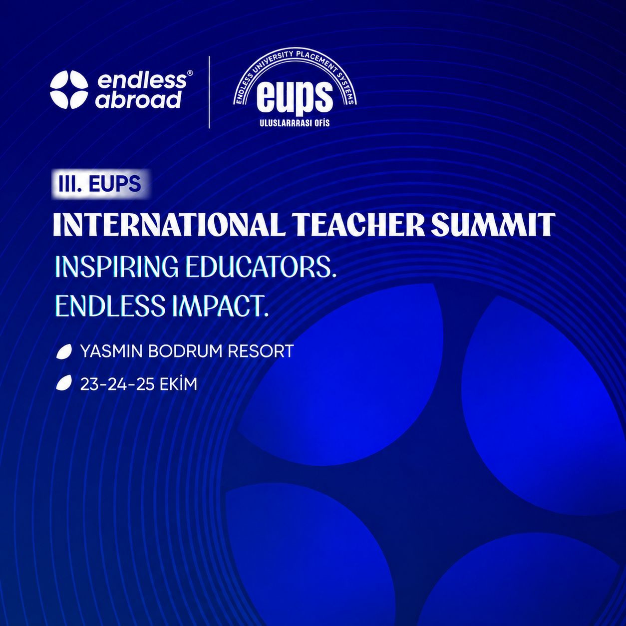 International Teacher Summit 2026 | EUPS Bodrum