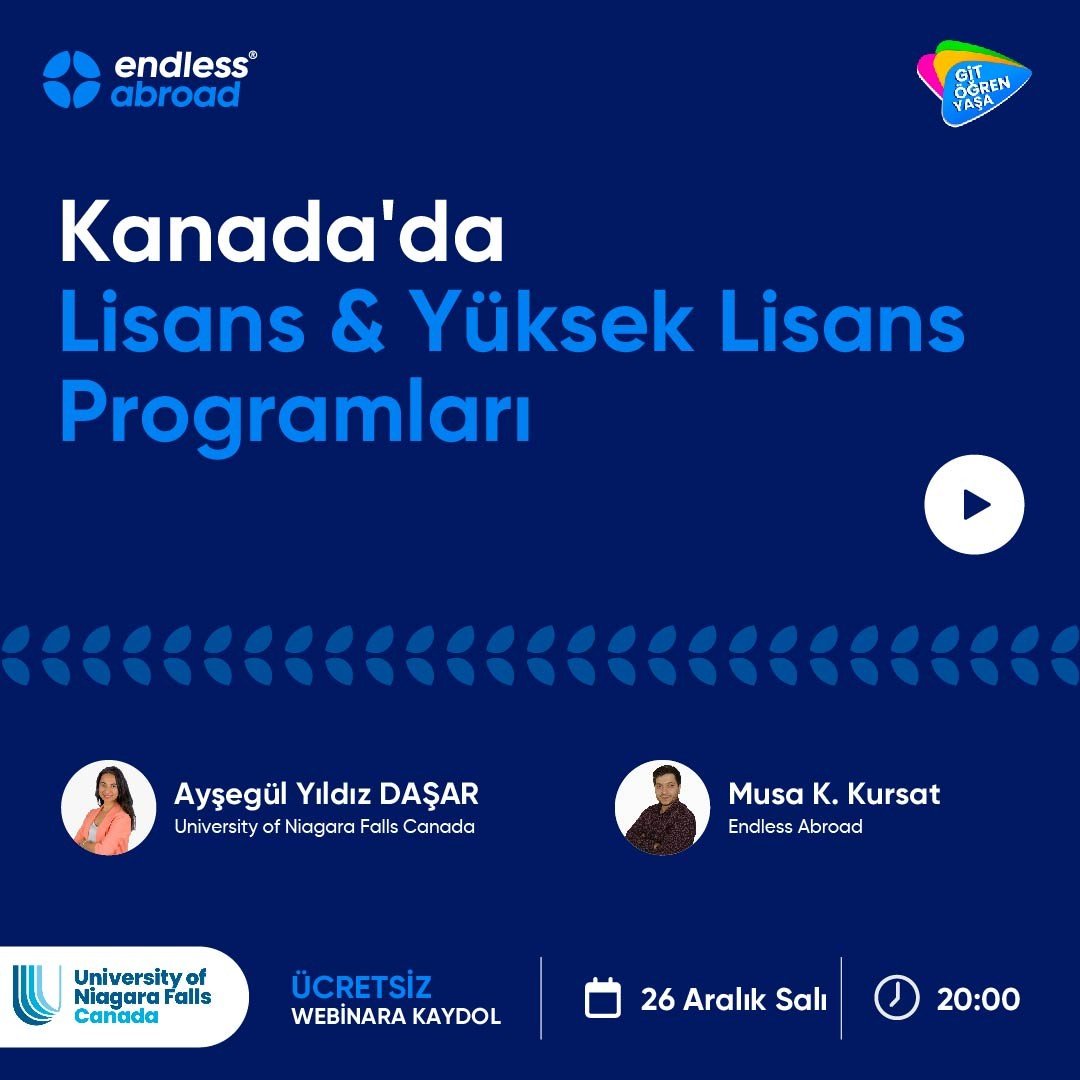 Kanada'da Lisans & Yüksek Lisans Programları
